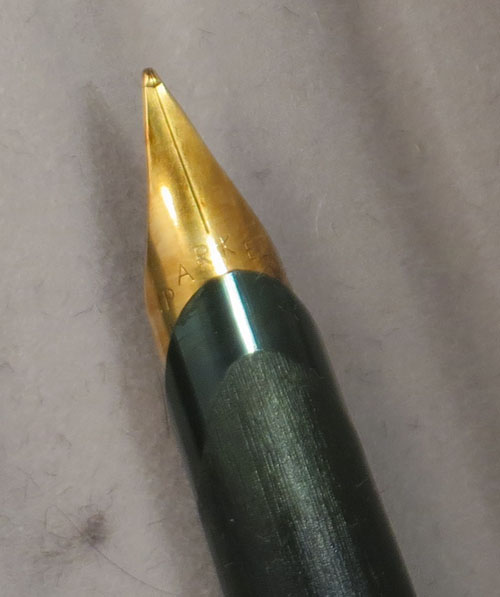 Detail of nib in section