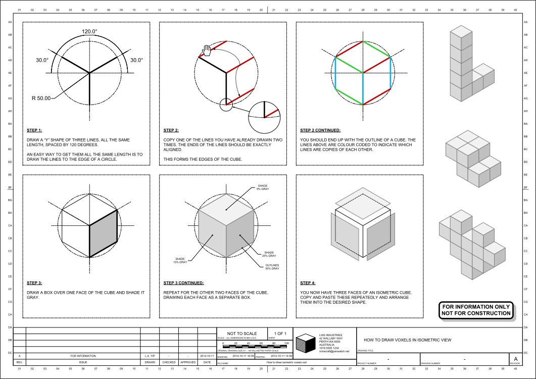 How to draw isometric voxels - thumbnail